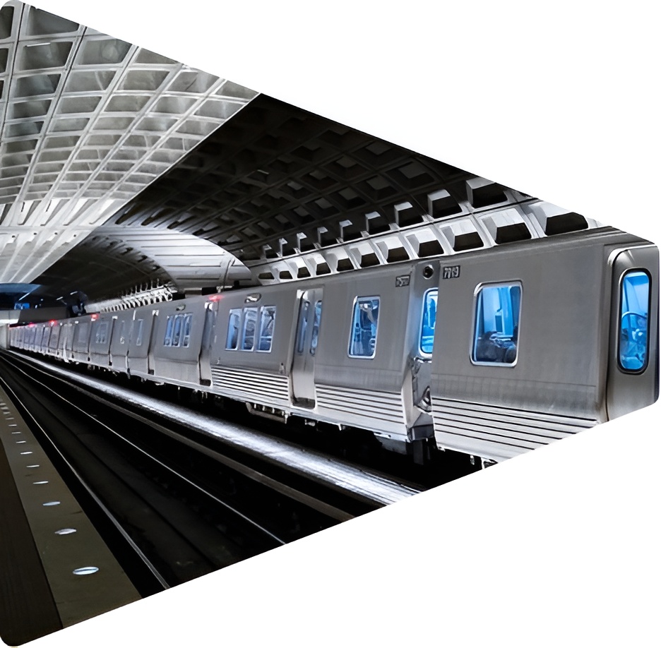 Train-2x | Polymer Additives Group a Passenger Train at a Station